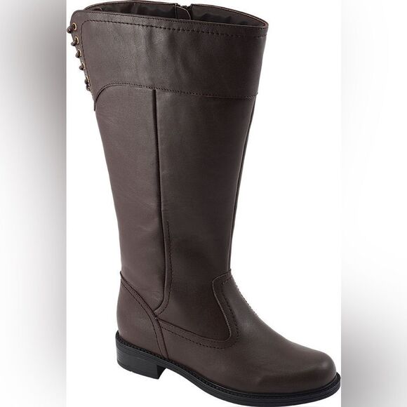 NWOT David Tate Vermont wide leg boots size 5.5 - Picture 1 of 5